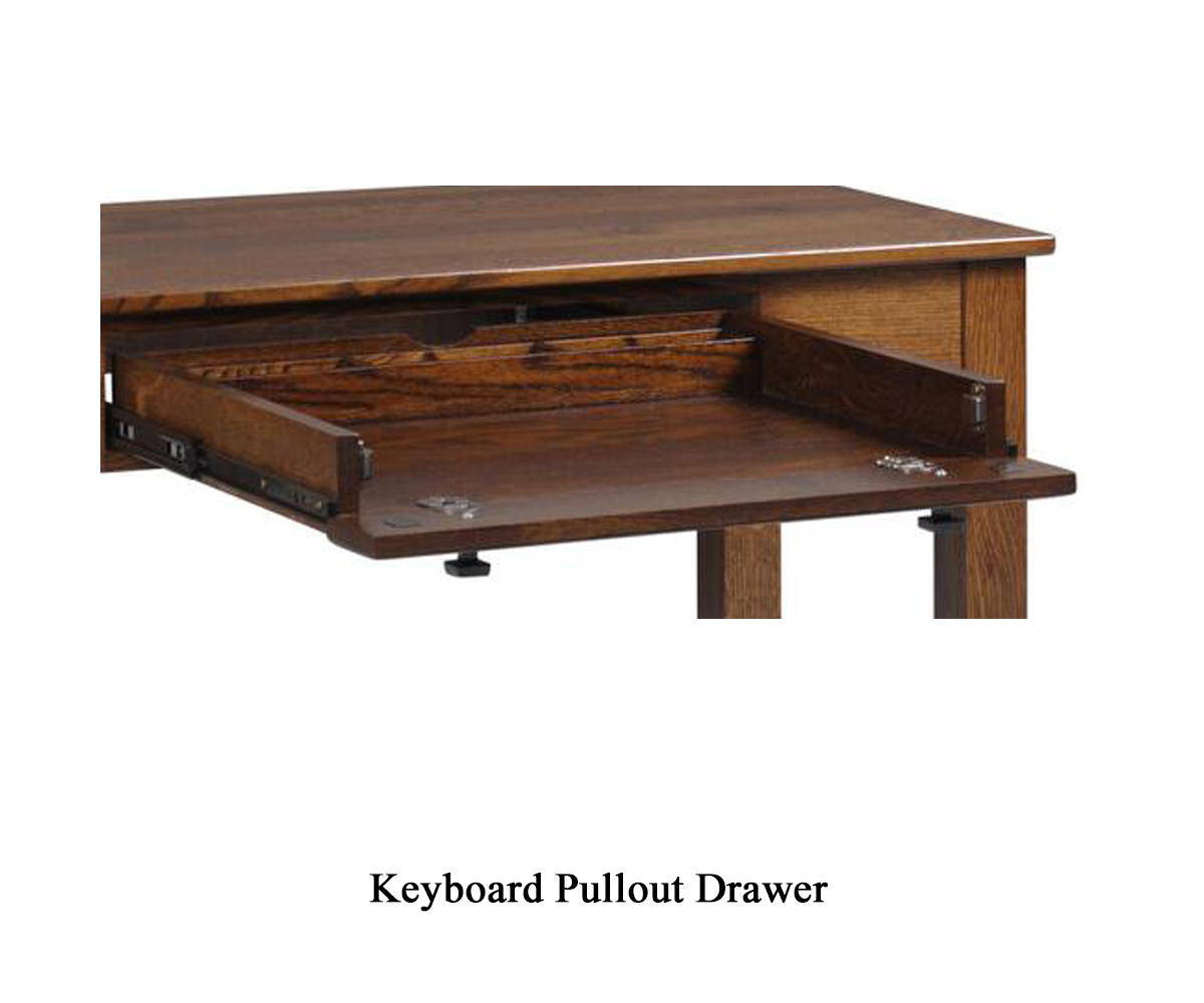Woodland Shaker Credenza Desk - Image 3