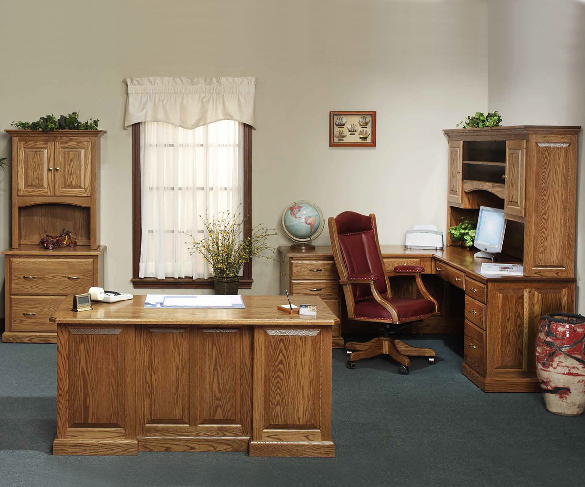 Highland L-Desk With Hutch - Image 5