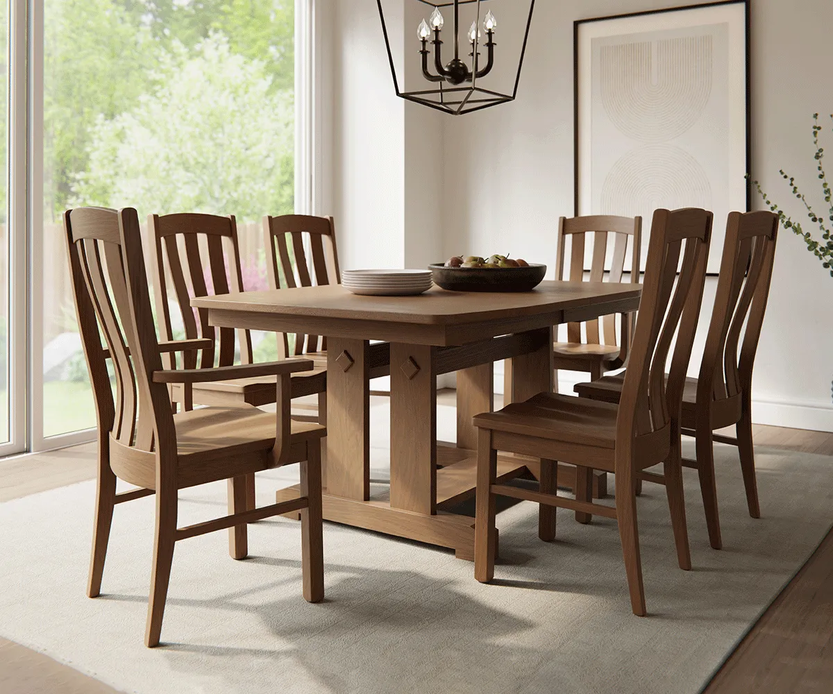 Raleigh Trestle Table - Image 3